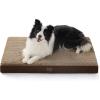 imageBedsure XL Dog Bed for Crate  Large Orthopedic Pet Beds with Removable Machine Washable Cover Egg Crate Foam Puppy Pad Suitable for Pet Up to 80 lbs 41quotx27quotCoffee  Cream