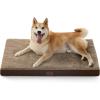 imageBedsure XL Dog Bed for Crate  Large Orthopedic Pet Beds with Removable Machine Washable Cover Egg Crate Foam Puppy Pad Suitable for Pet Up to 80 lbs 41quotx27quotCoffee  Cream