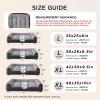 imageBedsure XL Orthopedic Dog Beds Large Sized Dog  Extra Thick Supportive Dogs Couch with Waterproof Washable Cover Extra Large Comfort Pet Bed Sofa with Soft Plush Sherpa and Nonskid Bottom Grey 42quotGrey