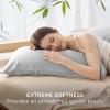imageBedsure Zipper Pillow Cases King Cooling King Pillow Cases Set of 2 Rayon Derived from Bamboo Cooling Pillowcase for Hot Sleepers Soft ampamp Breathable Pillow Covers Gifts Light Grey 20x36 Inches05  Light Grey