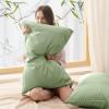 imageBedsure Zipper Pillow Cases King Cooling King Pillow Cases Set of 2 Rayon Derived from Bamboo Cooling Pillowcase for Hot Sleepers Soft ampamp Breathable Pillow Covers Gifts Light Grey 20x36 Inches07  Green