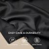 imageBedsure Zipper Pillow Cases King Cooling King Pillow Cases Set of 2 Rayon Derived from Bamboo Cooling Pillowcase for Hot Sleepers Soft ampamp Breathable Pillow Covers Gifts Light Grey 20x36 Inches04  Black