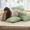 imageBedsure Zipper Pillow Cases King Cooling King Pillow Cases Set of 2 Rayon Derived from Bamboo Cooling Pillowcase for Hot Sleepers Soft ampamp Breathable Pillow Covers Gifts Light Grey 20x36 Inches07  Green