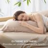 imageBedsure Zipper Pillow Cases King Cooling King Pillow Cases Set of 2 Rayon Derived from Bamboo Cooling Pillowcase for Hot Sleepers Soft ampamp Breathable Pillow Covers Gifts Light Grey 20x36 Inches06  Khaki