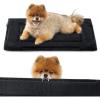 imageBedsure Chew Proof XL Dog Bed Machine Washable Dog Crate Pad Durable Kennel Pad for Chewers BlackSmall 24L x 17W x 1Th