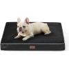 imageBedsure Washable Dog Beds Large Sized Dog  3 Inch Thicken Up to 80lbs Pet Mat Pillows with Removable Washable Cover GreyBlack