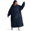 imageBedsure Wearable Blanket Hoodie Gifts for Girlfriend Wife Women  Giant Shaggy Sherpa Cozy Soft Oversized Hooded BlanketNavy