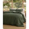 37 - Slub Olive Green (No Comforter)