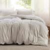40 - Light Beige - Stripe (No Comforter)