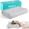 imageBedsure Cervical Neck Pillow for Sleeping Memory Foam with CoolTouch Ice Pillowcases Ergonomic Contour Pain Relief Orthopedic Pillow for Neck Support for Side Back Stomach Sleepers Grey