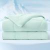 imageBedsure Cooling Comforter Twin XL  Cooling Blankets for Hot Sleepers Lightweight Comforter for Summer with DualSided Cool Tech Soft Breathable Cold Blanket for Sleeping Grey 68x92 InchesGreen