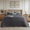 imageBedsure Cooling Quilt  Cooling Comforter Queen Size MoistureWicking and Silky Soft for Hot Sleepers and Night Sweats Luxury Tencel Lyocell Cotton Bedspread Lightweight ampamp Breathable Cloud QuiltGrey