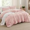 imageBedsure Light Pink Twin XL Comforter Set  3 Pieces Pinch Pleat Bed Set Down Alternative Bedding Sets for All Season 1 Comforter 1 Pillowcase 1 Decorative Pillow01  Light Pink