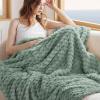 imageBedsure Pink Throw Blanket for Couch  350GSM Soft Cozy Throw Blankets for Bed Home Room Decor GentleSoft Cute Fleece Birthday Gifts for Women Girls 50x60 InchesSage Green