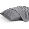 imageBedsure Queen Pillow Cases Set of 2  Dark Grey Double Brushed Microfiber Pillowcases 2 Pack Super Soft Cooling Pillow Case Covers with Envelope Closure Wrinkle Fade and Stain Resistant 20x3001  Dark Grey