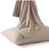 imageBedsure Queen Pillow Cases Set of 2  Dark Grey Double Brushed Microfiber Pillowcases 2 Pack Super Soft Cooling Pillow Case Covers with Envelope Closure Wrinkle Fade and Stain Resistant 20x3006  Khaki