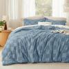 12 - Mineral Blue - Tufted Checkboard