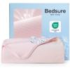 imageBedsure Summer Cooling Blanket for Hot Sleepers with Sports Mesh Design ArcChill QMax 04 Lightweight Breathable Ice Cold Blanket Throws for Night Sweats 50 x 70 Inches Mesh GreyMesh Pink