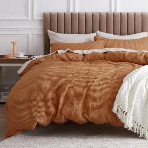 imageBedsure Cooling Duvet Cover Queen Size Cotton ampamp Rayon Derived from Bamboo Blend Duvet Cover Set for Hot Sleepers UltraSoft Breathable ampamp Lightweight Home Bedding for All Seasons White90quotx90quot06  Hazel No Comforter
