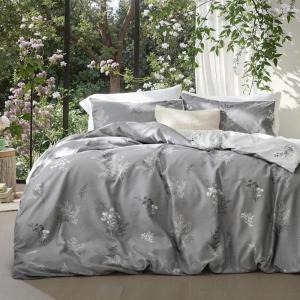 imageBedsure Duvet Cover Queen Size  Reversible Green Queen Duvet Cover Set with Zipper Closure 3 Pieces Floral Patterned Bedding Set with 8 Corner Ties and 2 Pillow Shams01  GreyWhite No Comforter