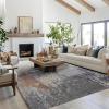 imageBedsure 5x7 Area Rugs for Living Room Machine Washable Rugs NonSlip Backing NonShedding Vintage Low Pile Easy Care Throw Carpet for Bedroom Dining Room Grey08  Birch