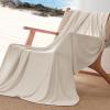 imageBedsure Beige Cooling Blanket for Hot Sleepers  Summer Cold Linen Beige Throw Blanket for Couch ArcChill Lightweight Bedding Cool Thin Ice Cold Cooled Throws with Rayon Derived from Bamboo 50x7002 Beige