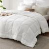 imageBedsure Comforters Queen Size  Down Alternative Comforter for All Season UltraSoft Prewashed Duvet with 4 Tabs Lightweight ampamp Warm Bedding  Machine Washable Linen Queen 88x88 InchesWhite