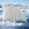 imageBedsure Cooling Pillow Cases Standard Size Set of 2 Cool Pillowcases for Hot Sleepers and Night Sweats Silky Soft ampamp Breathable Cold Pillow Covers with Hidden Zipper Green 20x26 InchesGrey