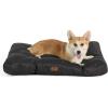 imageBedsure Dog Bed Medium Size Dogs  Washable Pet Bed Mattress with Oxford Fabric Water Resistant Flat Pet Pillow Cushion for Medium Dog Crate 30x20x4 GreyBlack