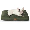 imageBedsure Dog Bed Medium Size Dogs  Washable Pet Bed Mattress with Oxford Fabric Water Resistant Flat Pet Pillow Cushion for Medium Dog Crate 30x20x4 GreyLentil Sprout