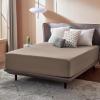 imageBedsure Fitted Sheet Queen Size Only  Brushed Microfiber Bed Sheets Ultra Soft ampamp Breathable Fade Resistant ampamp Easy Care Grey 60x8016 Inches 1 Piece08  Khaki