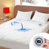 imageBedsure Waterproof Heated Mattress Pad Full  Cotton Bed Warmer with Memory ampamp Preheat Functions 10 Heat Settings ampamp 12 Hour Shut Off Single Controller Electric Mattress Pad Full 54quotx75quotKing