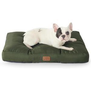 imageBedsure Dog Bed Medium Size Dogs  Washable Pet Bed Mattress with Oxford Fabric Water Resistant Flat Pet Pillow Cushion for Medium Dog Crate 30x20x4 GreyLentil Sprout