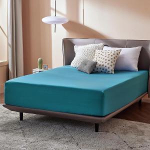 imageBedsure Fitted Sheet Queen Size Only  Brushed Microfiber Bed Sheets Ultra Soft ampamp Breathable Fade Resistant ampamp Easy Care Grey 60x8016 Inches 1 Piece03  Teal