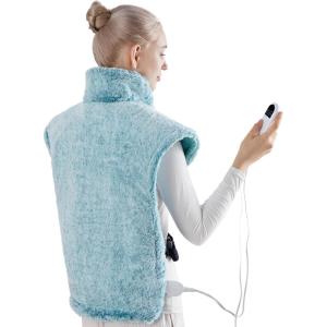 imageBedsure Heating Pad for Neck and Shoulders and Back  Birthday Gifts for Women Men Mom Mens FSA Eligible Items Electric Heated Pad for Full Body ETL Certified Extra Large 24quotx33quot Teal02  Teal