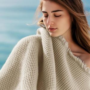 imageBedsure Oatmeal Throw Blankets for Couch  Decorative Waffle Woven Throw Gifts with Tassels Soft and Lightweight Farmhouse Blankets for Couch and Sofa 50x60 Inches02  Oatmeal