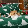 imageBedsure Fluffy Christmas Comforter Set Queen  Red Christmas Bedding with Candy Cane Warm Fleece Bed Sets for Winter 3 Pieces 1 Soft Plush Shaggy Comforter with 2 Pillowcases06  Green