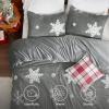 imageBedsure Fluffy Christmas Comforter Set Queen  Red Christmas Bedding with Candy Cane Warm Fleece Bed Sets for Winter 3 Pieces 1 Soft Plush Shaggy Comforter with 2 Pillowcases01  Grey