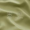 imageBedsure GentleSoft Queen Sheet Set Rayon Derived from Bamboo Cooling Sheets Breathable ampamp Soft Deep Pocket Up to 16 Inches Hotel Luxury Silky Bedding for Hot Sleepers Grey25  Dark Green