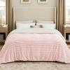 imageBedsure Sherpa Throw Blanket for Couch  Super Soft Cozy Fleece Thick Warm Blanket for Winter GentleSoft Plush ampamp Fluffy Throw Gift for Women Room Decor Grey 50x60 Inches00  Pink