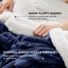 imageBedsure Sherpa Throw Blanket for Couch  Super Soft Cozy Fleece Thick Warm Blanket for Winter GentleSoft Plush ampamp Fluffy Throw Gift for Women Room Decor Grey 50x60 Inches05  Navy Blue