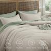 imageBedsure Waffle Comforter Set King Beige Soft Bedding Waffle Weave Bed Set 3 Pieces 1 Comforter 104quotx90quot and 2 Pillow Shams Cotton Shell and Polyester Lining for All Seasons08  Linen