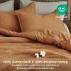 imageBedsure Waffle Comforter Set King Beige Soft Bedding Waffle Weave Bed Set 3 Pieces 1 Comforter 104quotx90quot and 2 Pillow Shams Cotton Shell and Polyester Lining for All Seasons12  Hazel