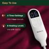 imageBedsure Wearable Heated Blanket with Foot Pocket  Electric Snuggle Blanket for Adult with Sleeves Winter Gifts for Mom Women Girlfriend Warm Sherpa Heating Throw Auto Shut Off 50 x 7118quot Cream04  Burgundy