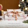 imageBedsure Christmas Duvet Cover Queen  Christmas Bedding Set Reversible Buffalo Check Printed Plaid Duvet Cover 3 Pieces Bedding Set with 2 Pillow Shams Queen Snowflake and Reindeer03  Christmas Wishes No Comforter