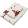 imageBedsure Christmas Duvet Cover Queen  Christmas Bedding Set Reversible Buffalo Check Printed Plaid Duvet Cover 3 Pieces Bedding Set with 2 Pillow Shams Queen Snowflake and Reindeer01  Reindeer No Comforter