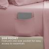 imageBedsure Deep Pocket Queen Sheets  6 Piece Prewashed UltraSoft Queen Sheet Set Fits Mattresses Up to 18 Inches Thick Breathable ampamp Secure Fit Hotel Luxury Bedding Light PinkLight Pink