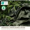 imageBedsure Organic Bamboo Viscose Sheets  OCS ampamp OekoTex 18 inch Deep Pockets Queen Sheet Set 100 Viscose Derived from Bamboo UltraSoft Breathable ampamp Cooling Bedsheets 4 Pieces Ivory05  Olive Green