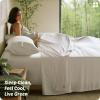 imageBedsure Organic Bamboo Viscose Sheets  OCS ampamp OekoTex 18 inch Deep Pockets Queen Sheet Set 100 Viscose Derived from Bamboo UltraSoft Breathable ampamp Cooling Bedsheets 4 Pieces Ivory01  Ivory
