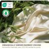 imageBedsure Organic Bamboo Viscose Sheets  OCS ampamp OekoTex 18 inch Deep Pockets Queen Sheet Set 100 Viscose Derived from Bamboo UltraSoft Breathable ampamp Cooling Bedsheets 4 Pieces Ivory02  Beige